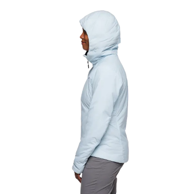 Black Diamond Women's First Light Stretch Hoody in Belay Blue