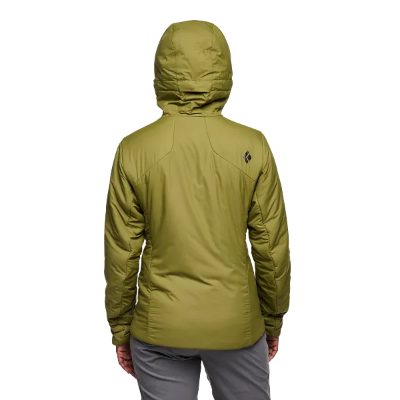Black Diamond Women's First Light Stretch Hoody in Crag Green