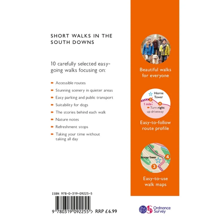 Ordnance Survey Short Walks Made Easy - South Downs