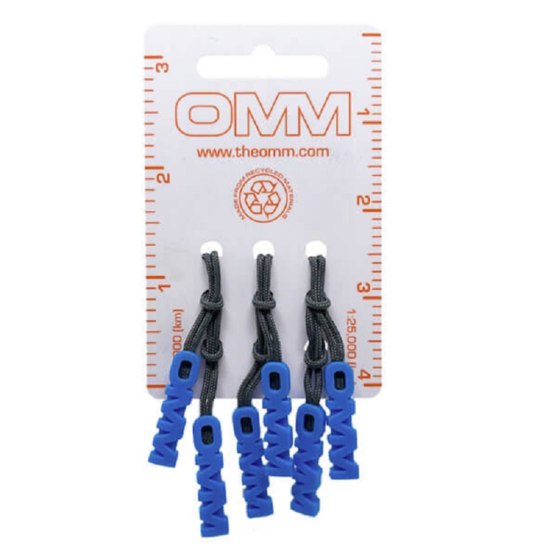 OMM Ltd Zipper Pullers (6 Pack) Blue