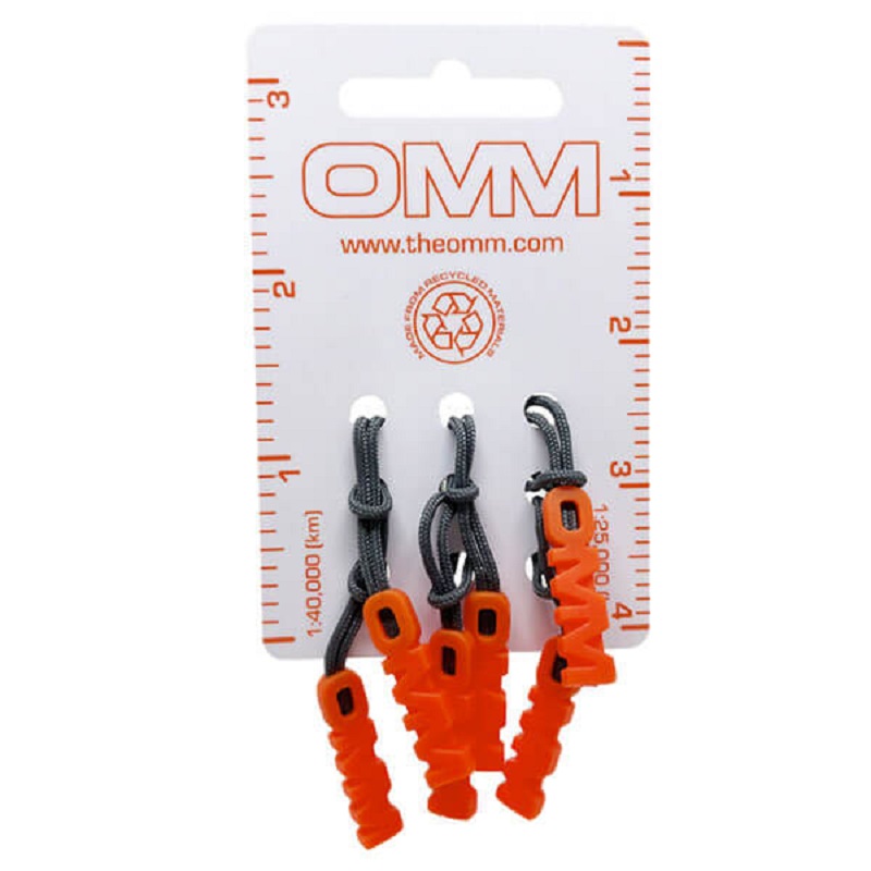OMM Ltd Zipper Pullers (6 Pack) Orange