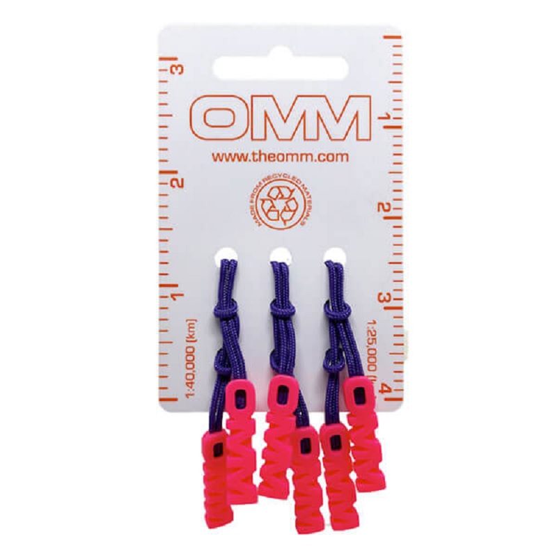 OMM Ltd Zipper Pullers (6 Pack) Pink
