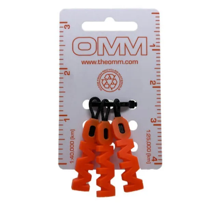 OMM Ltd Zipper Pullers (3 Pack) Orange OMM Ltd Zipper Pullers (3 Pack) Orange