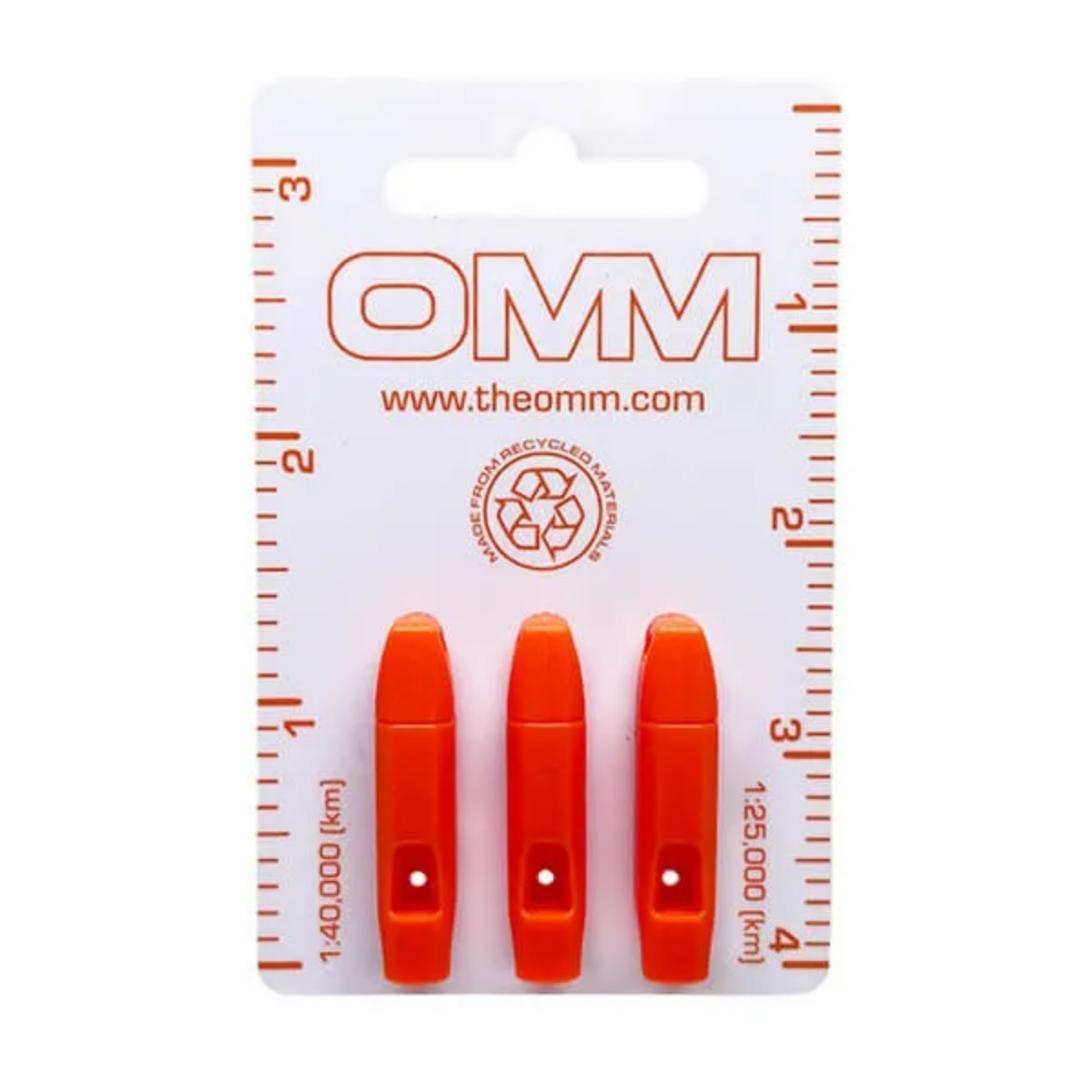 OMM Ltd Mini Whistles (3 Pack)
