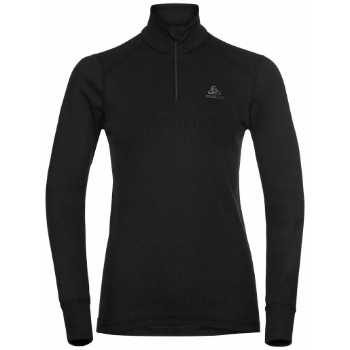 Odlo Women's ACTIVE WARM ECO Half-Zip Turtleneck Baselayer Top