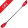 Werner Shuna Adjustable Straight Shaft - Red - Werner Paddle Sale 