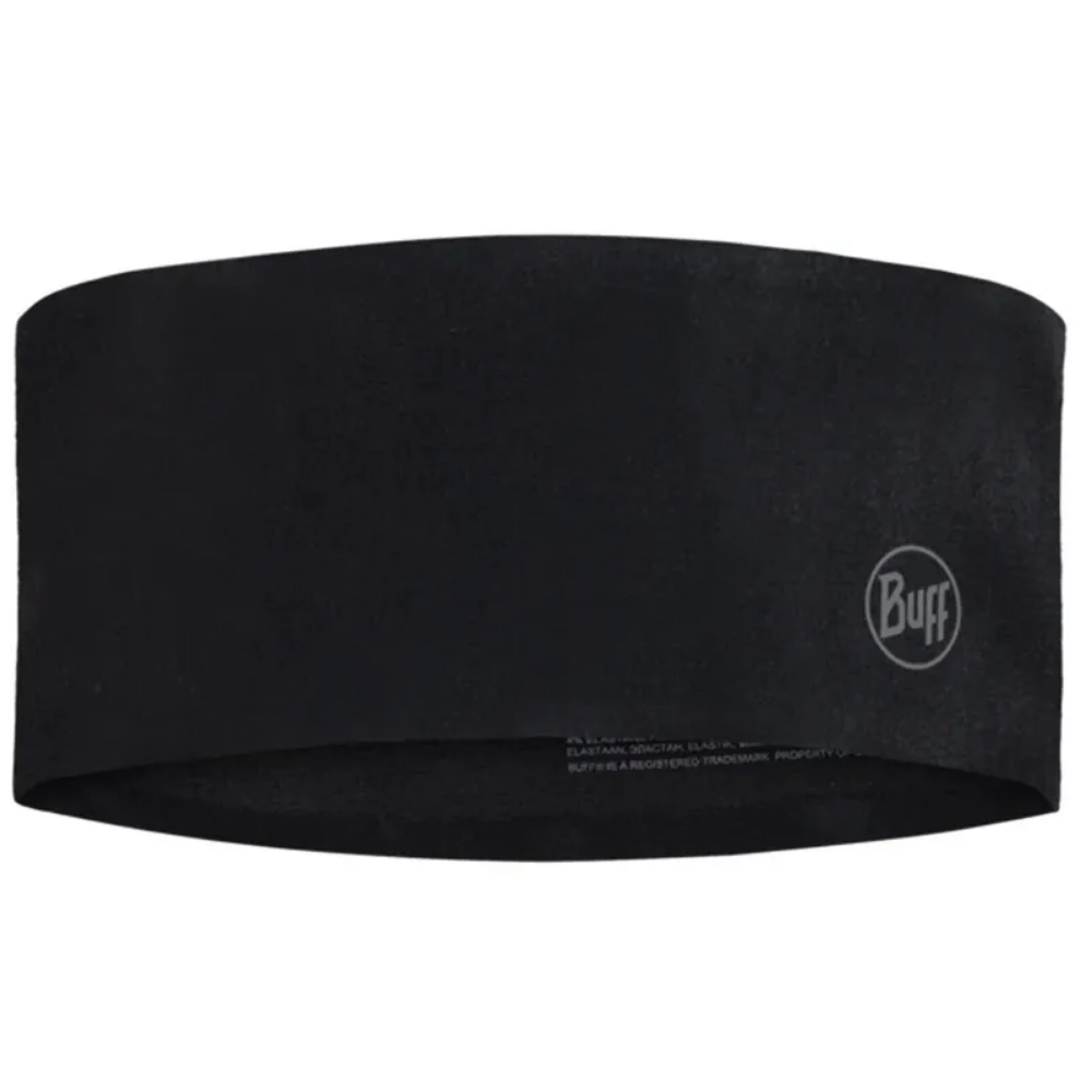 Buff Thermonet Headband in Solid Black