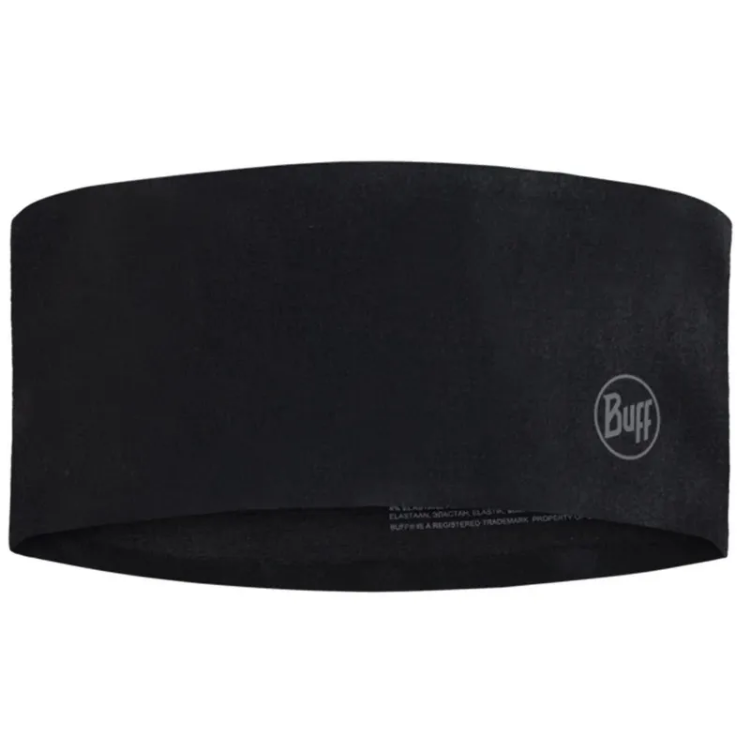 Buff Thermonet Headband in Solid Black