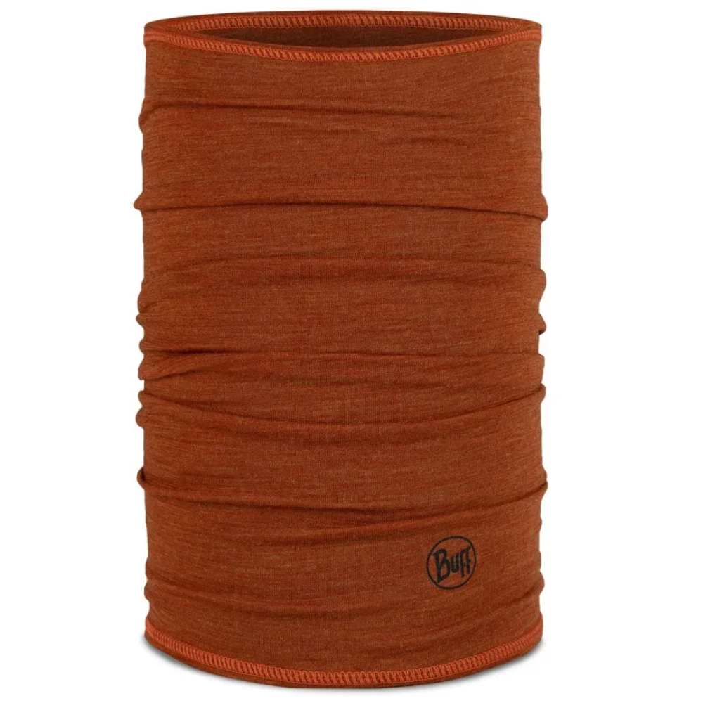 Buff Lightweight Merino Wool Buff in Solid Cinnamon