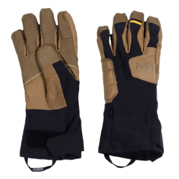 Outdoor Research Men's Extravert Gloves in Black / Dark Natural