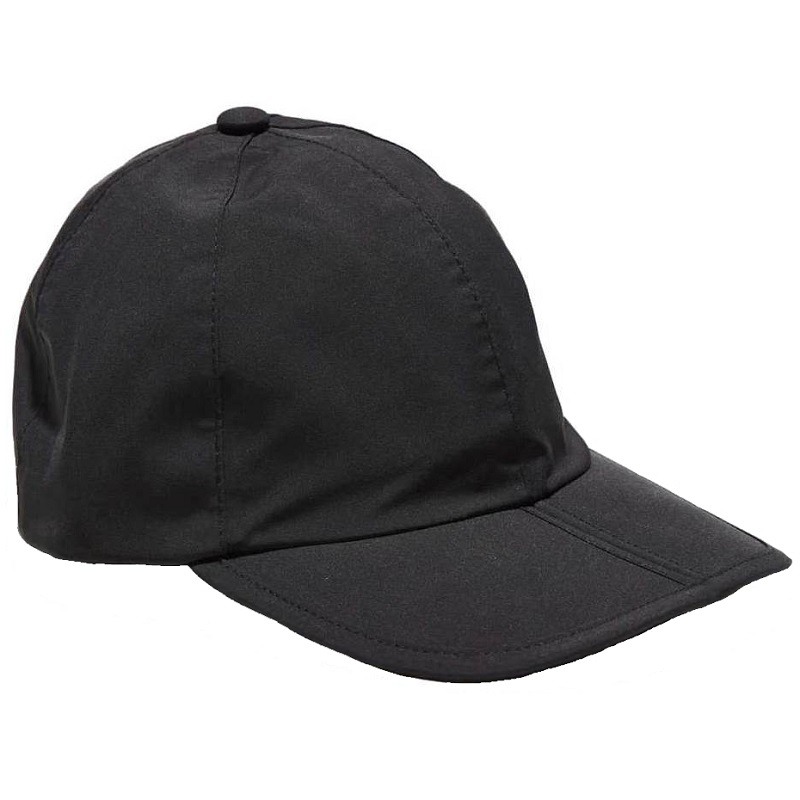 Sealskinz Waterproof Men's Foldable Peak Cap in Black