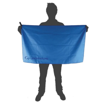 Lifeventure Recycled SoftFibre Trek Towel Large Blue