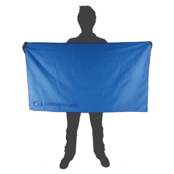 Lifeventure Recycled SoftFibre Trek Towel XL Blue