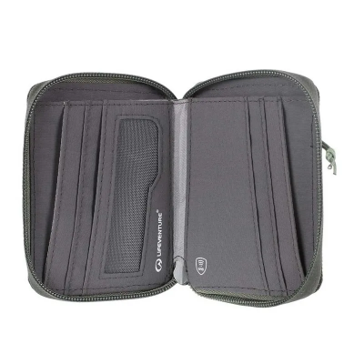 Lifeventure RFiD Bi-Fold Wallet in Olive