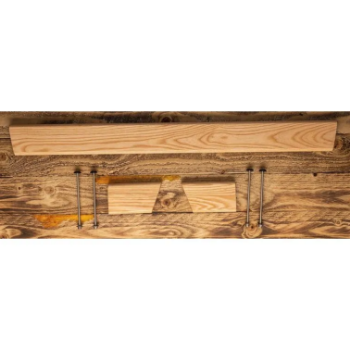 Silverbirch Canoes Kneeling Thwart with Hangers - 8" Drop 