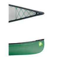 Silverbirch Canoes Fitted Laced and Stitched Ends - Forest Green 