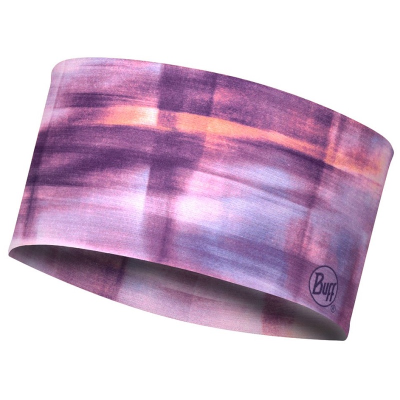 Buff Coolnet UV Wide Headband in Seary Purple