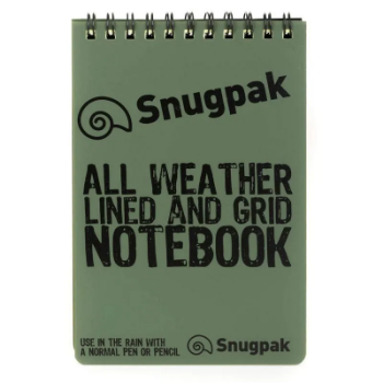  Snugpak Water Resistant Notebook - Olive Green 