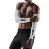 CEP Compression Arm Sleeves in White / Black