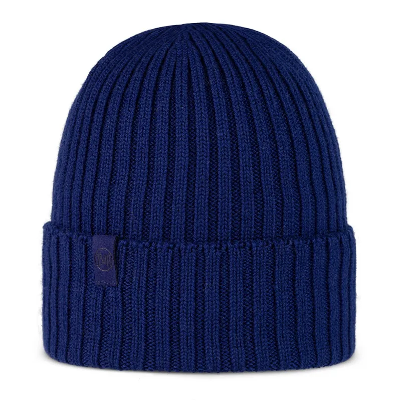 Buff Knitted Hat - Merino Wool in Norval Cobalt