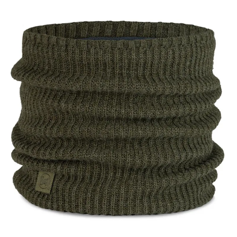Buff Knitted & Fleece Neckwarmer in Rutger Silversage