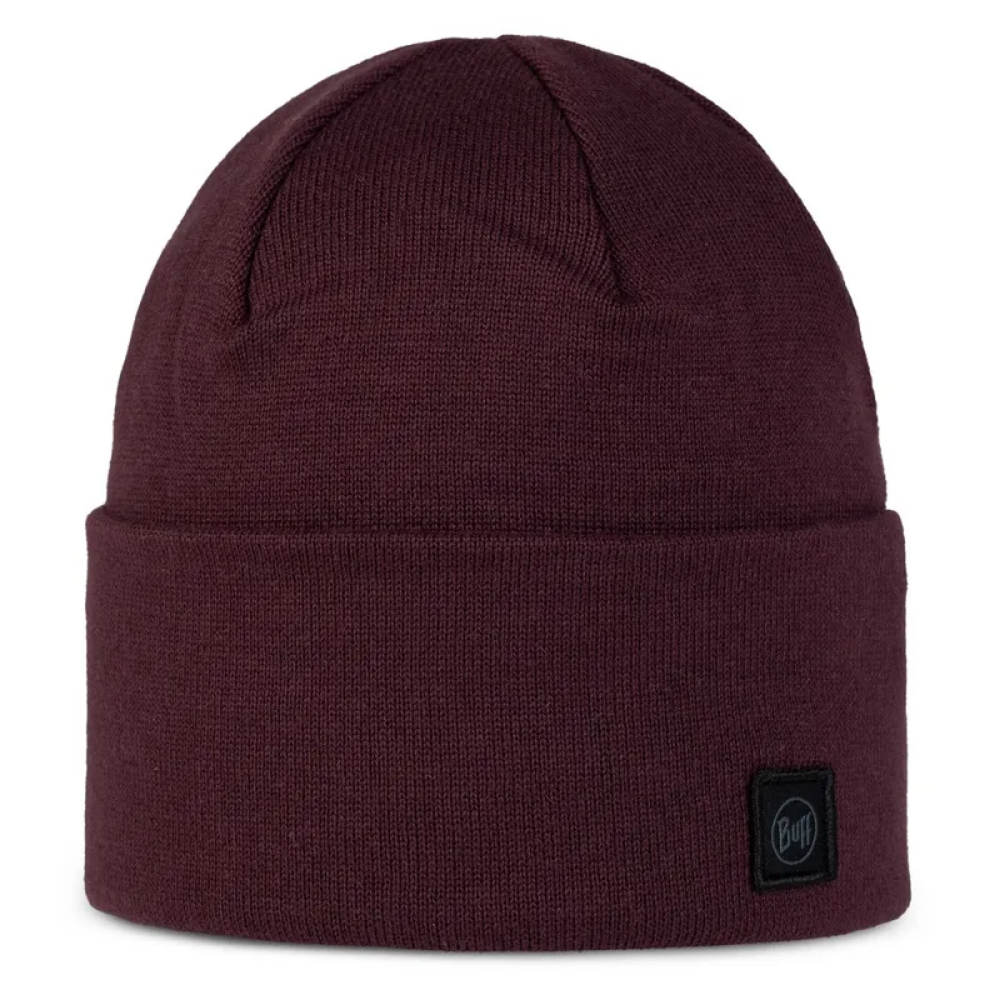 Buff Knitted Hat in Niels Evo Dahlia