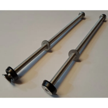 Up and Under Bolt Pair with Washers and Nuts - 6"