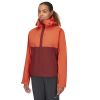 Rab Women's Downpour Eco Waterproof Jacket in Red Grapefruit / Tuscan Red