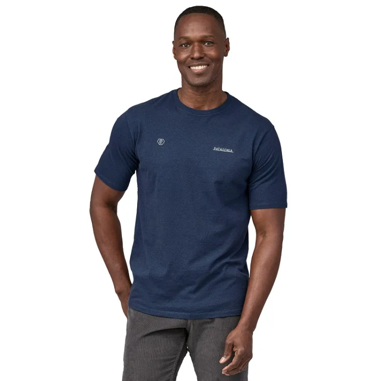 Patagonia Men's Forge Mark Responsibili-Tee in Lagom Blue