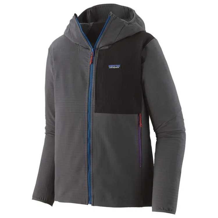 Patagonia Men's R1 TechFace Hoody in Forge Grey