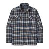 Patagonia Men's Long-Sleeved Organic Cotton Midweight Fjord Flannel Shirt in Fields: New Navy