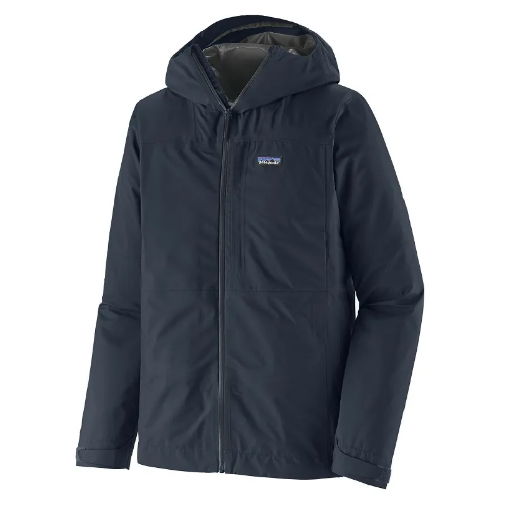 Patagonia Men's Boulder Fork Rain Jacket in Smoulder Blue