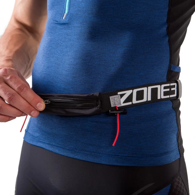 Zone3 Race Belt with Lycra Pouch