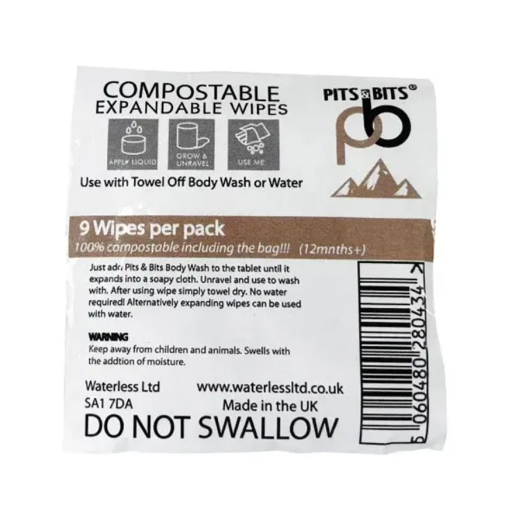 Pits & Bits Expanded Wipes