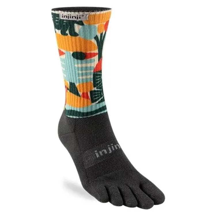 Injinji Trail Midweight Crew in Foothills