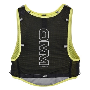 OMM Ltd TrailFire Vest 2 x 350ml Flexi Flask in Yellow