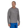 Patagonia Men's Long-Sleeved Capilene Cool Daily Graphic Shirt in '73 Skyline: Feather Grey