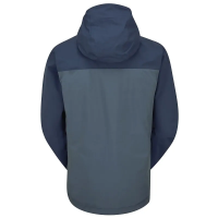 Rab Downpour Eco Jacket in Tempest Blue / Orion Blue