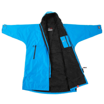 Dryrobe Advance Long Sleeve in Cobalt Blue / Black