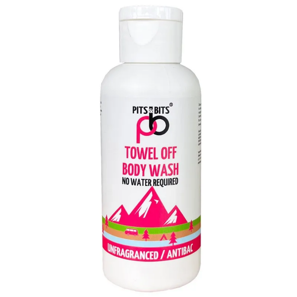Pits & Bits Towel Off Body Wash 100ml Unfragranced