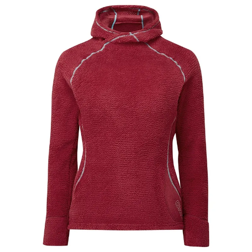 OMM Ltd Core+ Hoodie Womens in Dark Red