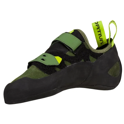 La Sportiva Tarantula in Olive / Neon