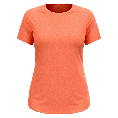 Odlo Women's Active 365 T-Shirt in Living Coral Melange