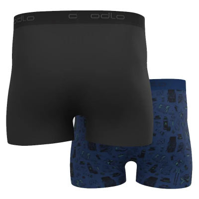 Odlo Men's Active F-Dry Graphic Boxer 2 Pack