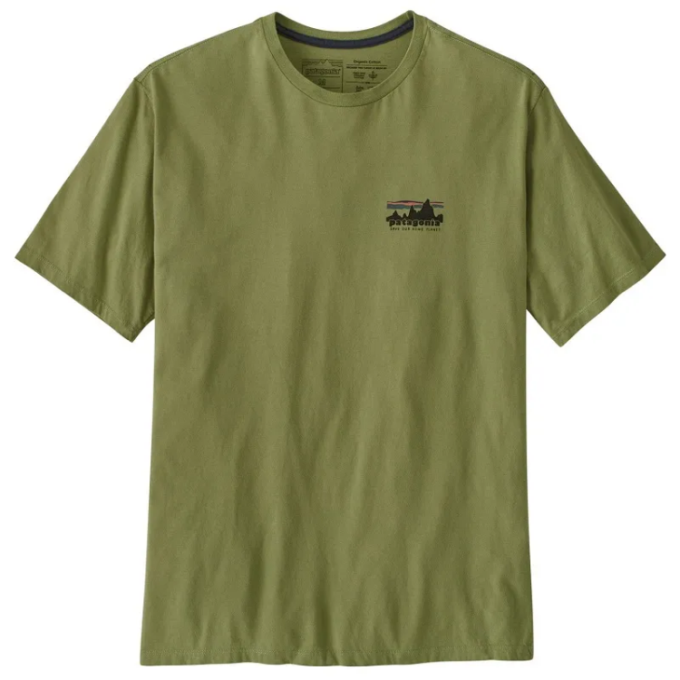 Patagonia Men's '73 Skyline Organic T-Shirt in Buckhorn Green