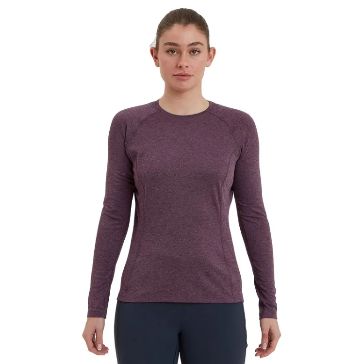 Montane Women's Dart Long Sleeve T-Shirt in Mulberry
