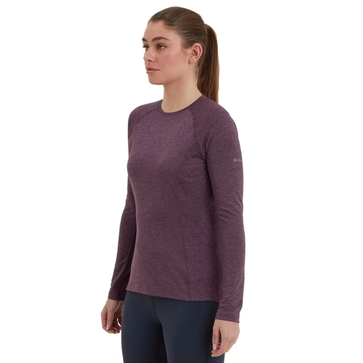Montane Women's Dart Long Sleeve T-Shirt in Mulberry