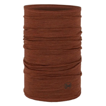 Buff Lightweight Merino Wool Buff in Multistripes Terracotta