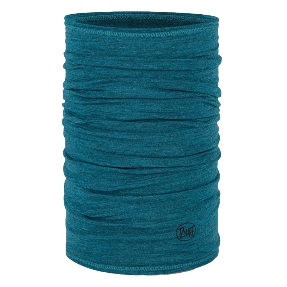 Buff Lightweight Merino Wool Buff in Solid Teal