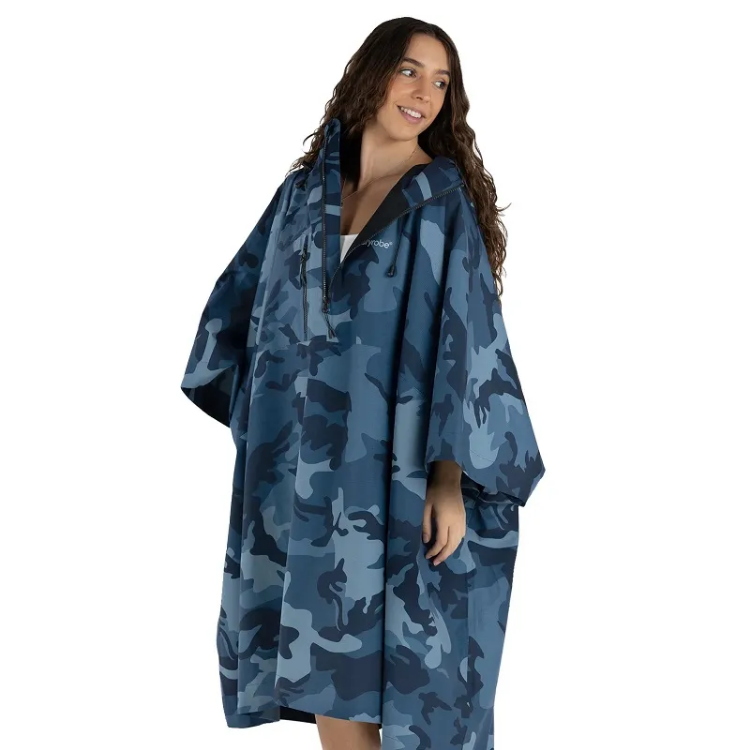 Dryrobe Poncho in Blue Camo